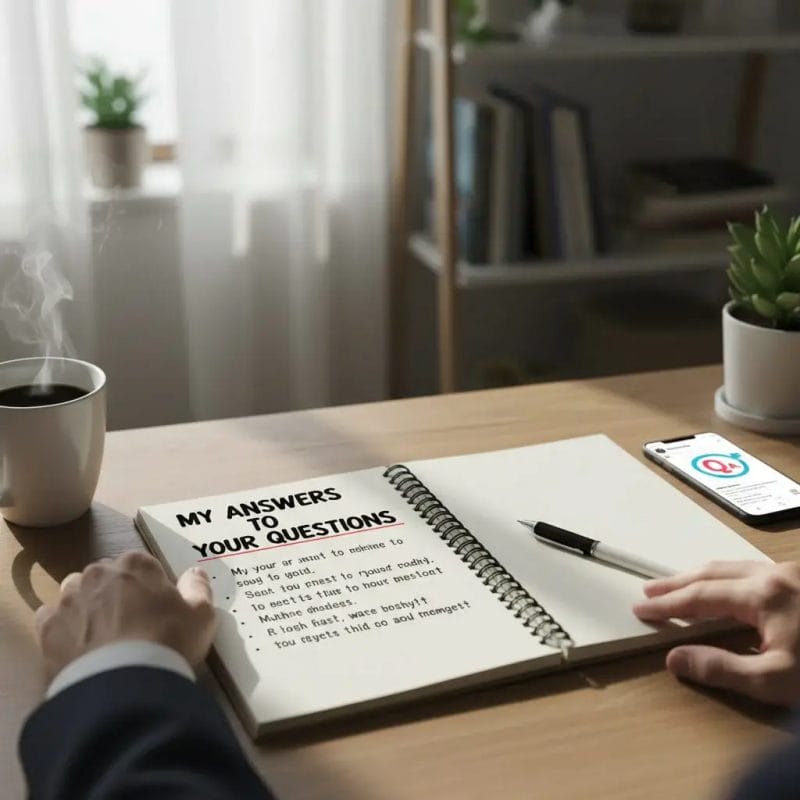 My Answers to your Questions